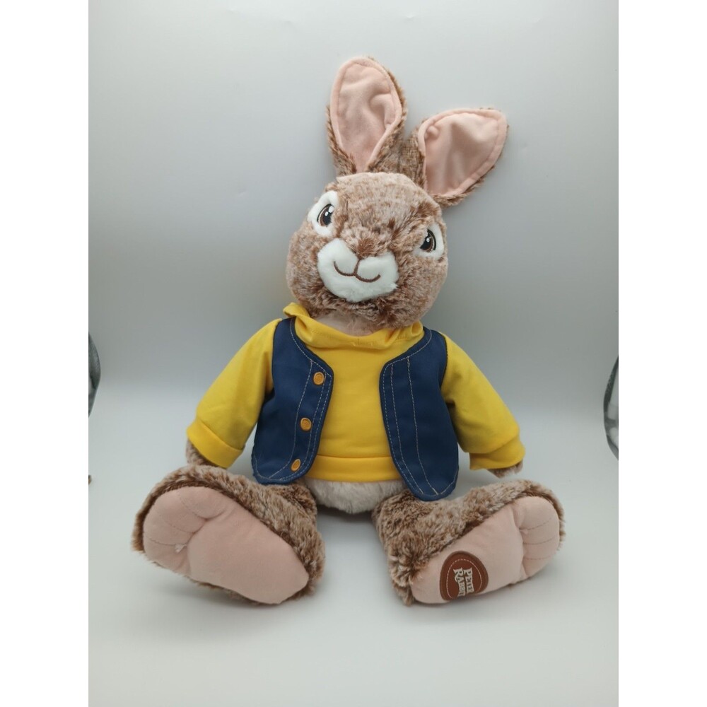 Dan Dee Plush Peter Rabbit 2023 Beatrice Potter Soft Jacket Yellow Hoodie